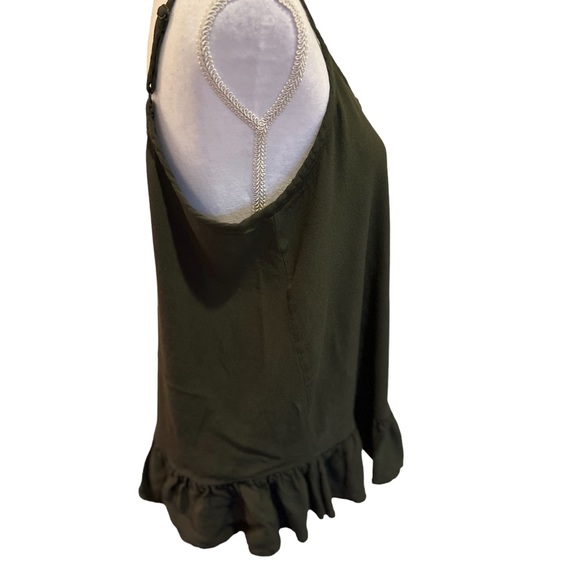 Torrid Button Green Front Ruffle Cami Top Plus Size Torrid 0 Size Large - Picture 5 of 11